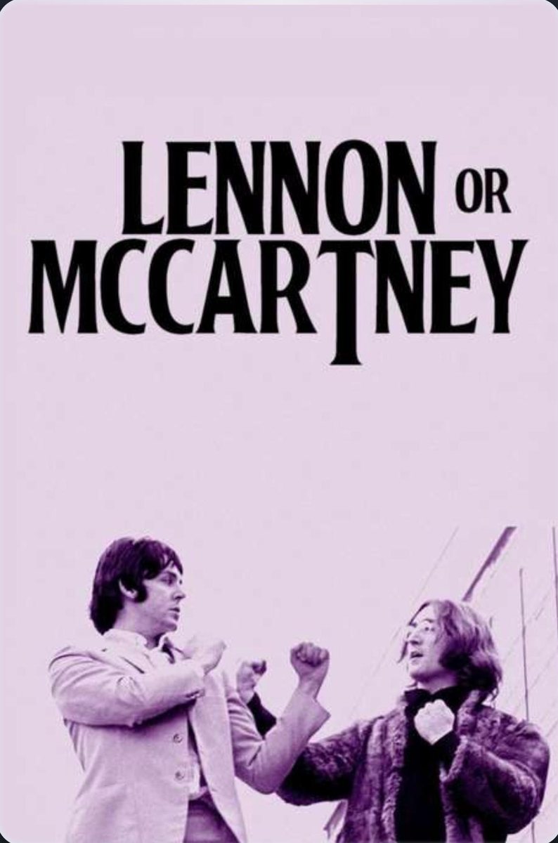 Lennon or McCartney (2014) poster, documentary short. Matt Schichter, director and editor