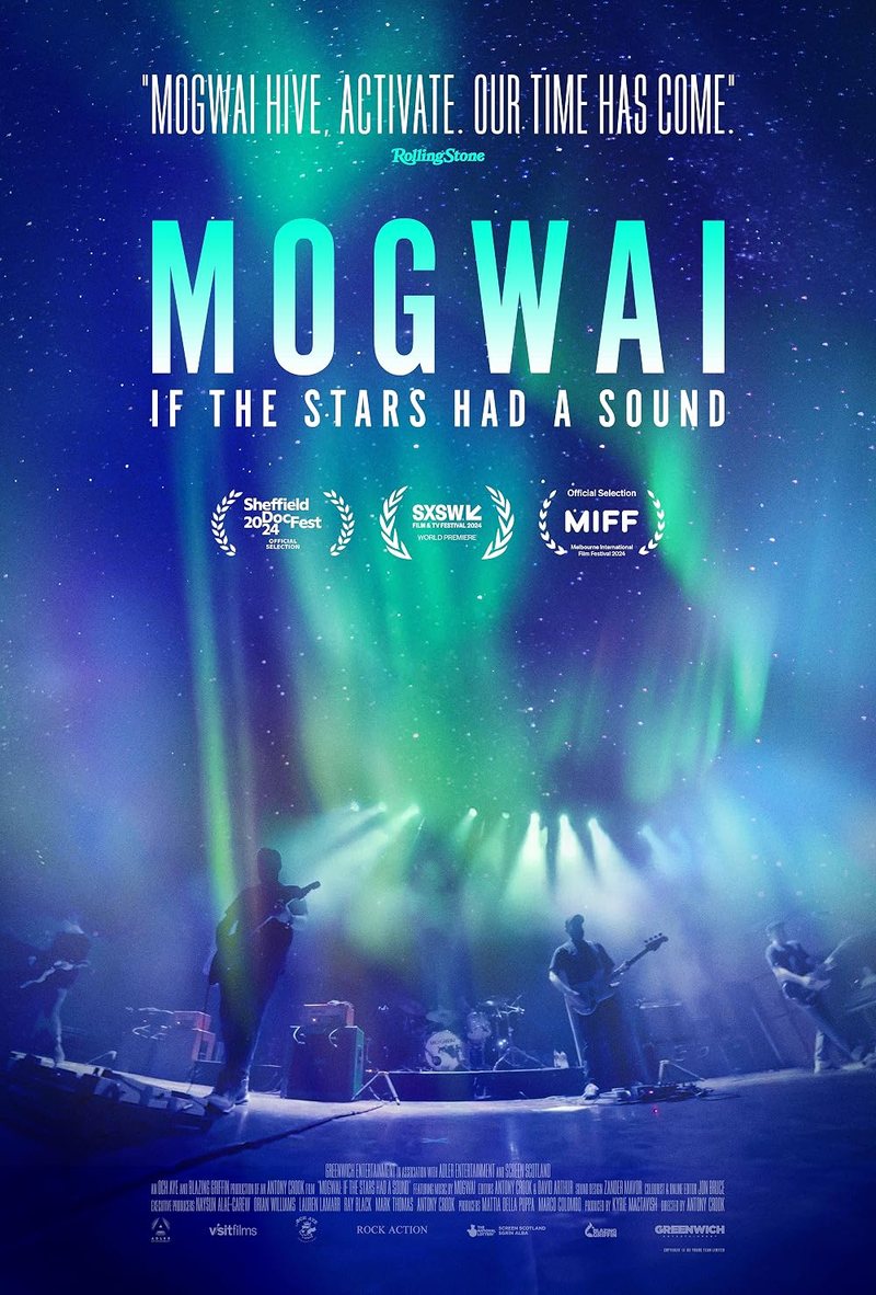 Mogwai: If the Stars Had a Sound (2024) poster, feature documentary. Matt Schichter, production and post-production work (blazing griffin)
