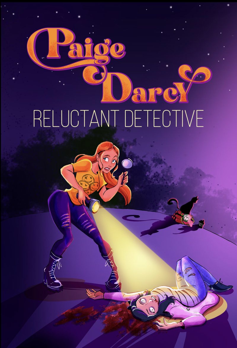 Paige Darcy: Reluctant Detective (2025) poster, feature film. Matt Schichter, producer