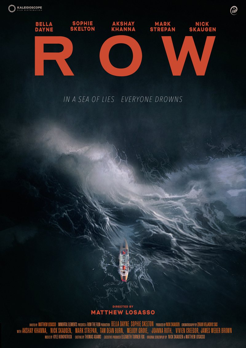 Row (2024) poster. Matt Schichter, line producer